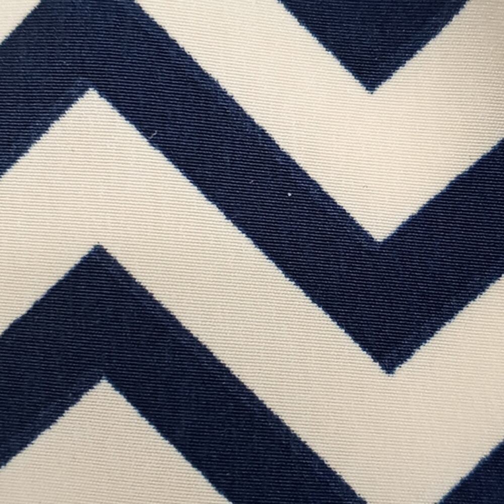 Olive & Oak Women's Navy & Tan Chevron Stripe Sleeveless V Neck Top Size Medium - Picture 5 of 11